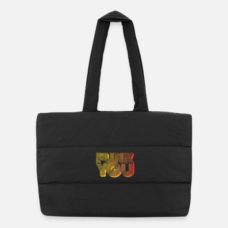 Funk You Puffer-Einkaufstasche