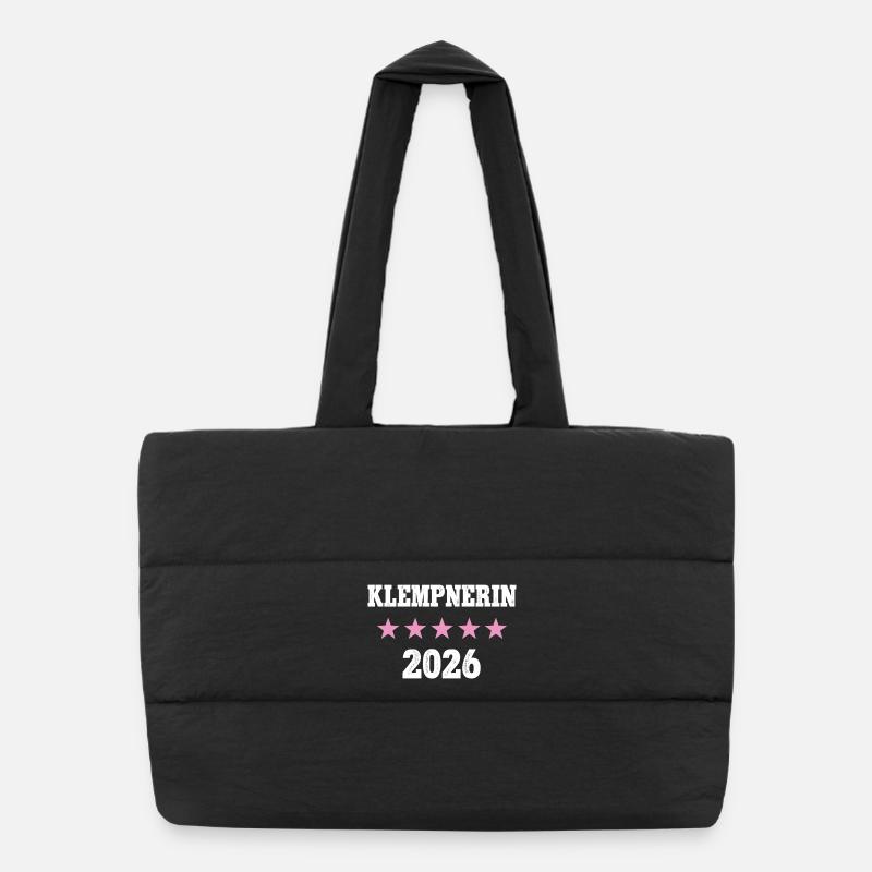 Plumber 2026 Profession Job Work Training Apprenticeship Puffer Shopping Bag
