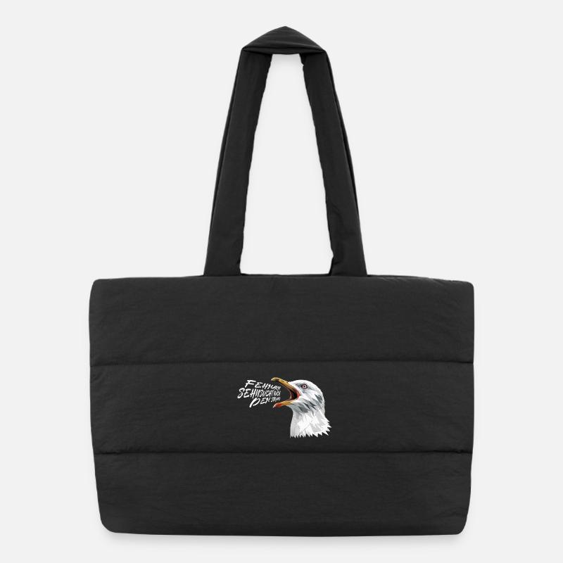 FEHMARN LONGING FOR THE SEA Funny Puffer Shopping Bag