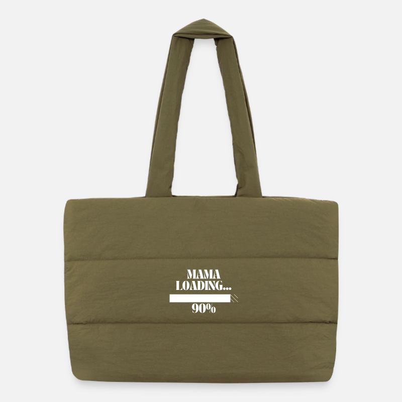 Mama Loading Puffer Shopping Bag