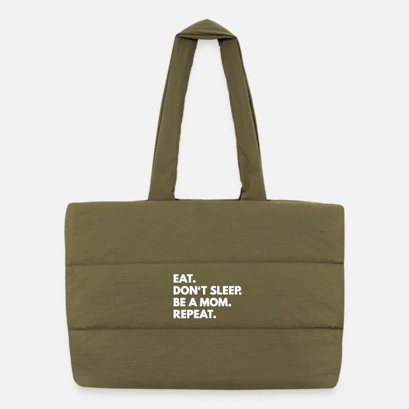 Mutter Schlafmangel Puffer-Einkaufstasche