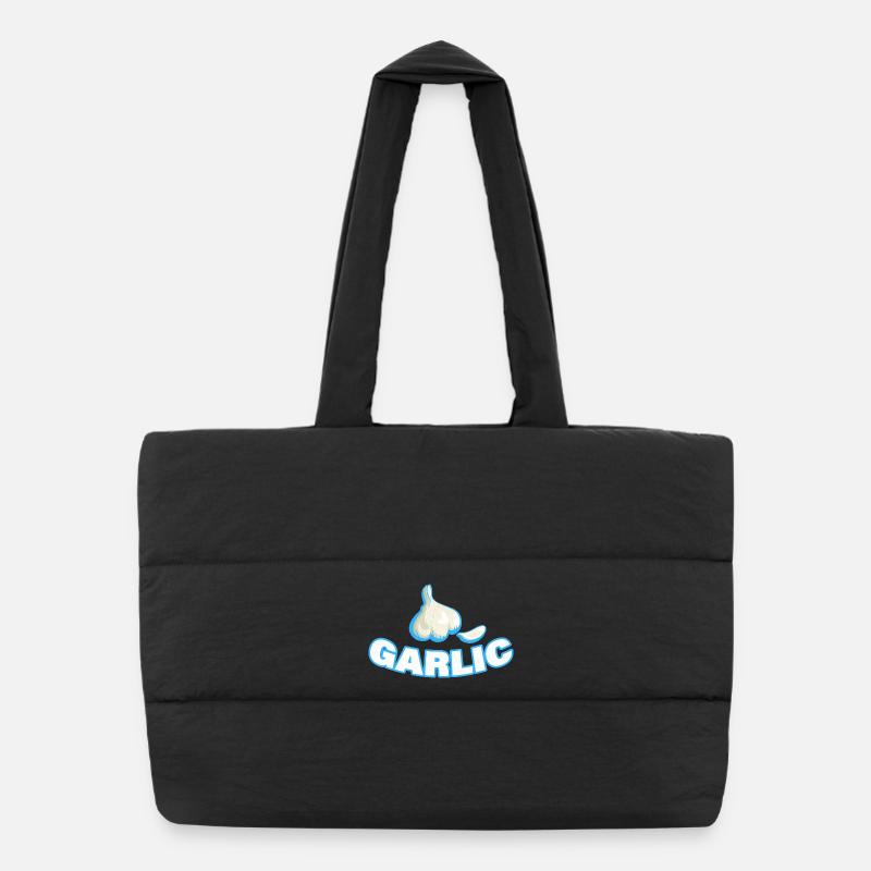 GARLIC Puffer-Einkaufstasche