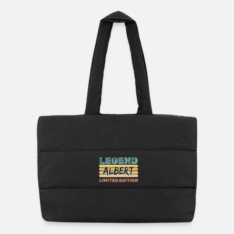 Spruch Albert Puffer-Einkaufstasche