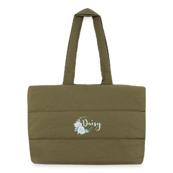 Für Daisy - Puffer-Einkaufstasche - safari Green - Vorne