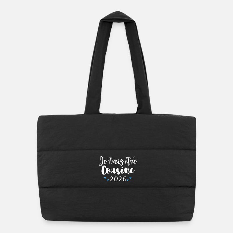I'm going to be cousin 2026 pregnancy announcement Puffer Shopping Bag