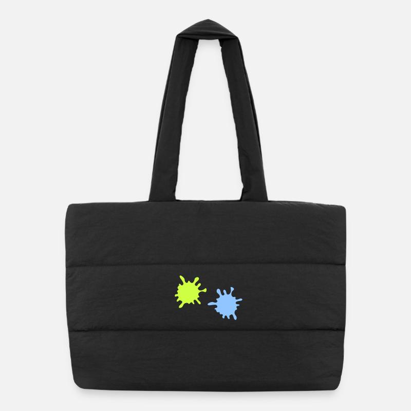 Éclaboussures de néon Sac shopping matelassé