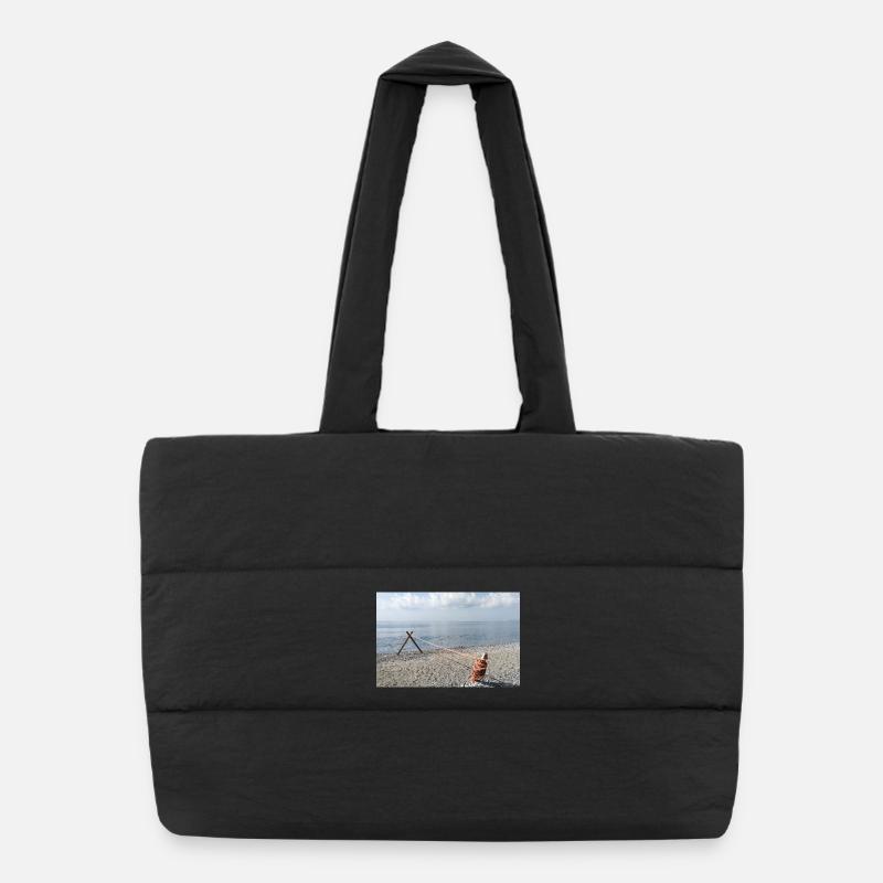 Corde marine sur la mer Sac shopping matelassé