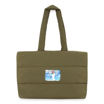 Assumption of Santa Maria in Cielo - Madonna - Puffer Shopping Bag - safari green - Front