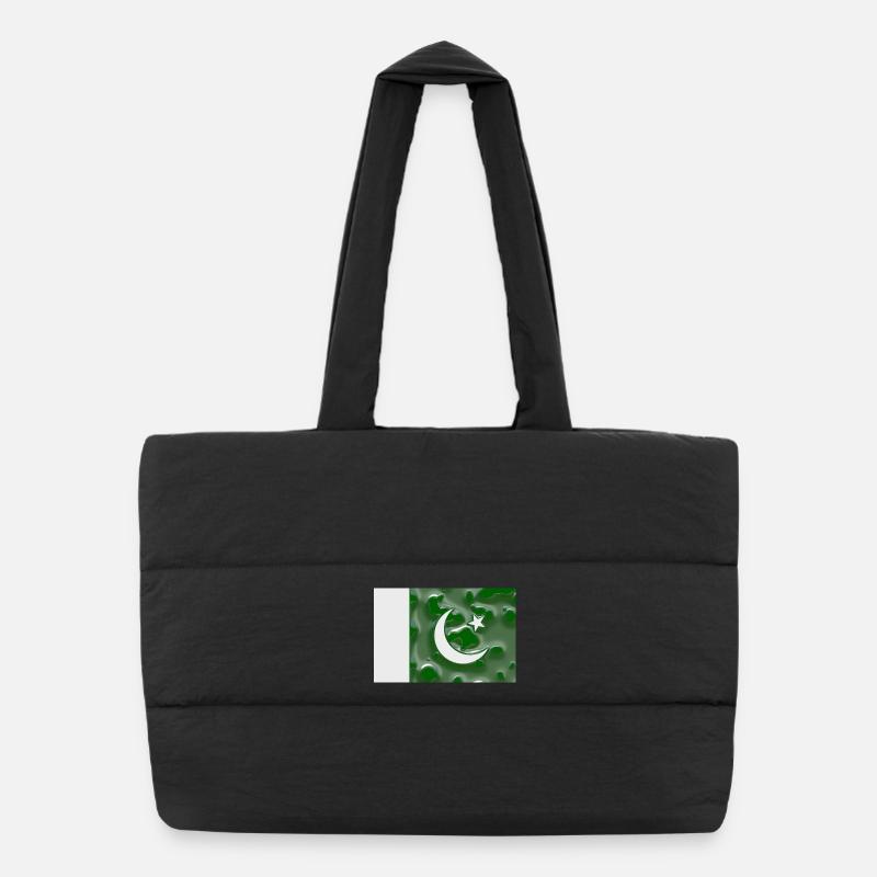 Pakistan Pakistan Puffer Shopping Bag