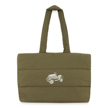 Caisse à savon - Sac shopping matelassé - safari green - Devant