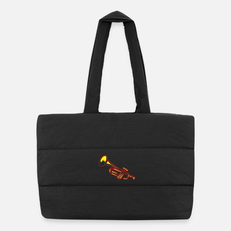 Trompette en laiton design Sac shopping matelassé