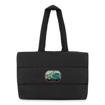 Château d'Alarcon: Féerie Espagnole - Sac shopping matelassé - noir - Devant