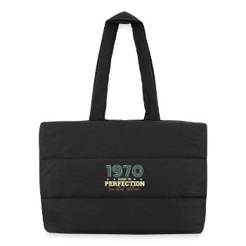 1970 - Puffer Shopping Bag - black - Front