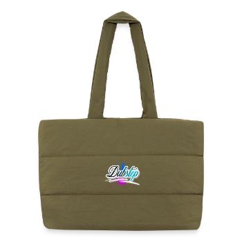 Dubstep - Puffer Shopping Bag - safari green - Front