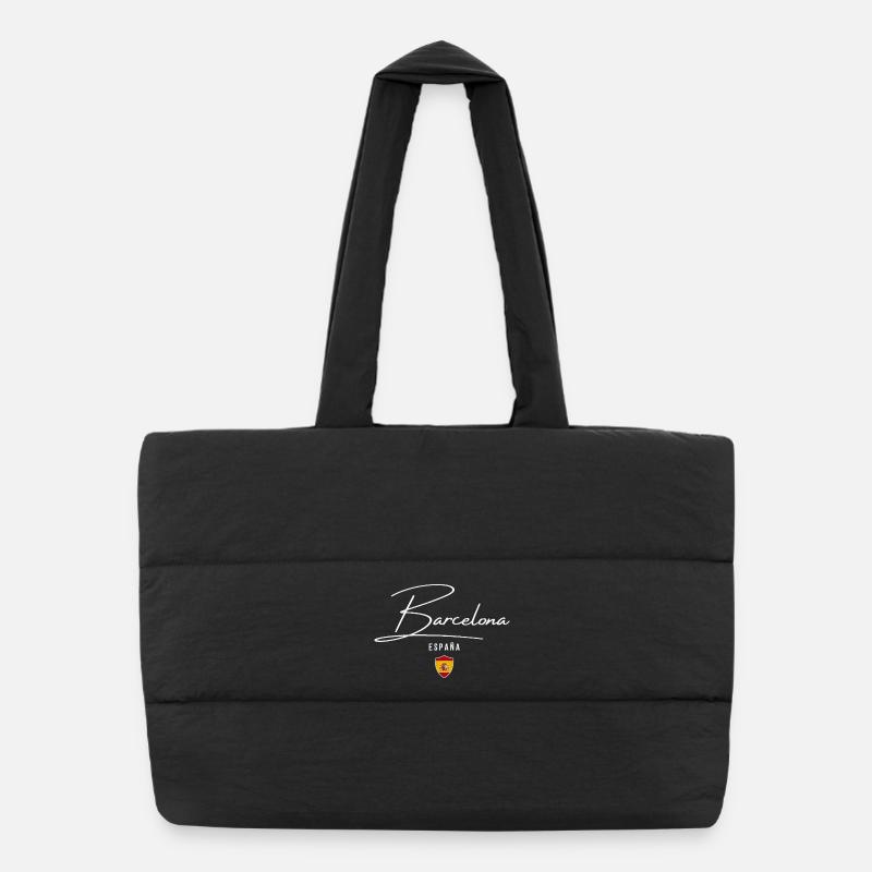 Barcelone, Espagne, design élégant Sac shopping matelassé