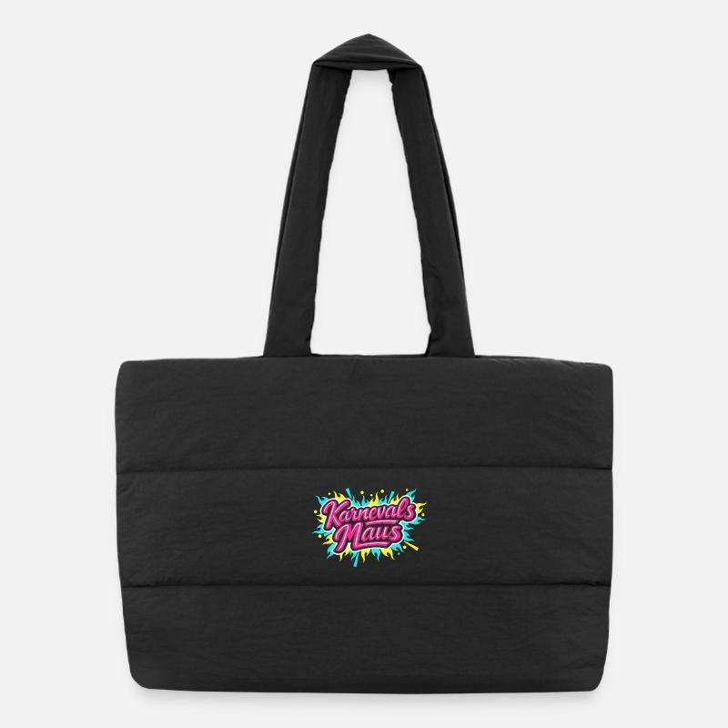 Cadeau de fête drôle et mignon de la souris de carnaval Sac shopping matelassé