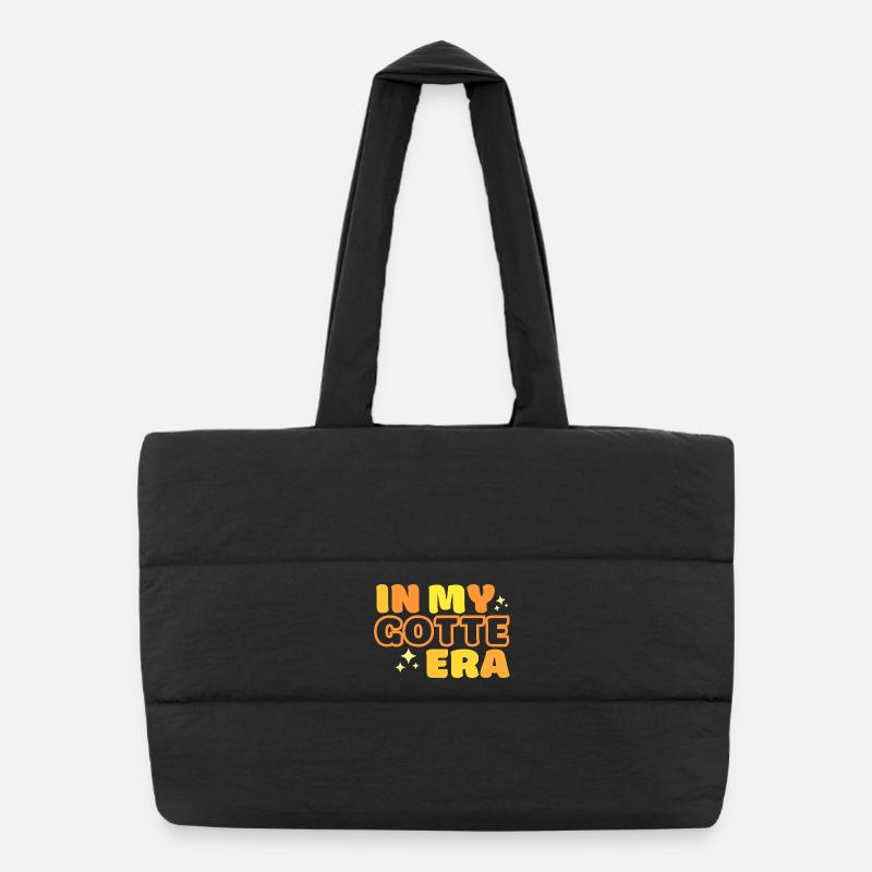 Pour les parrains souabes, à l’époque de mon parrain Sac shopping matelassé
