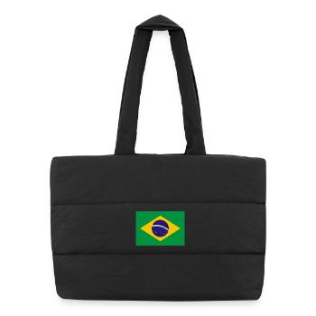 Brazil - Puffer Shopping Bag - black - Front