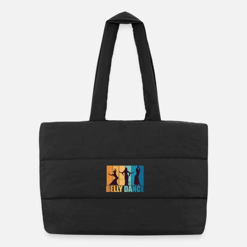 Danse du ventre Danseuse du ventre Vintage Danseur Cadeau Sac shopping matelassé