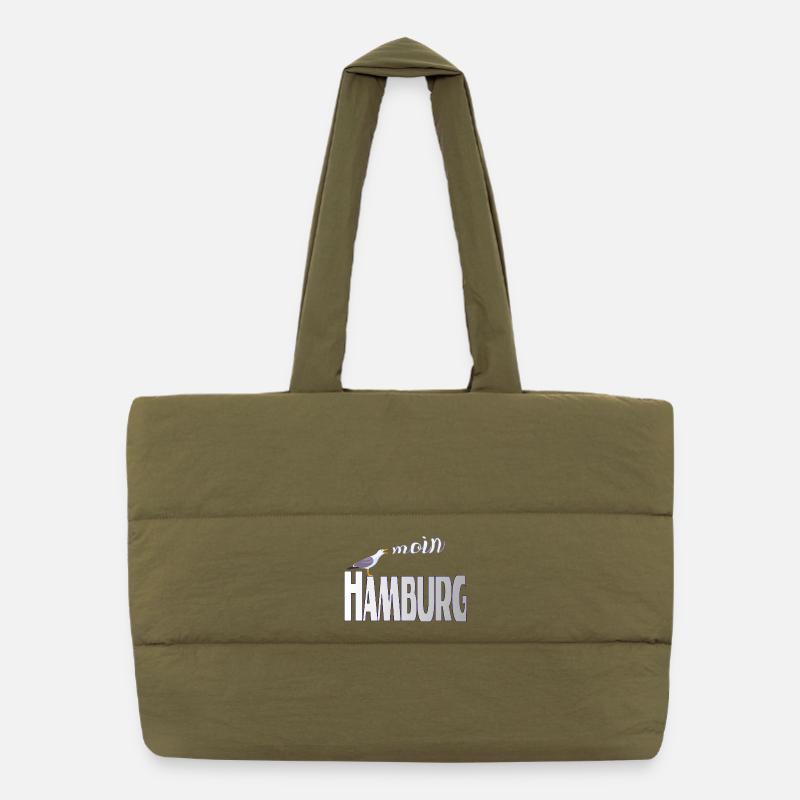 Hamburg Möwe & Moin Design Puffer-Einkaufstasche