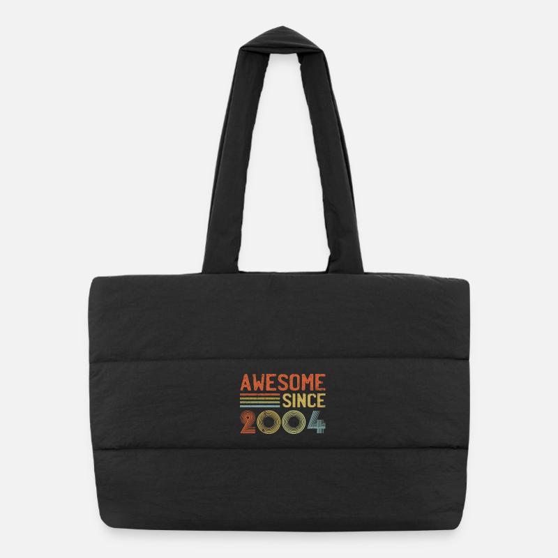 Design festif inspiré des années 2000 Sac shopping matelassé