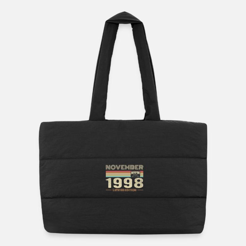 November 1998 Vintage Birthday Retro Tee Sac shopping matelassé
