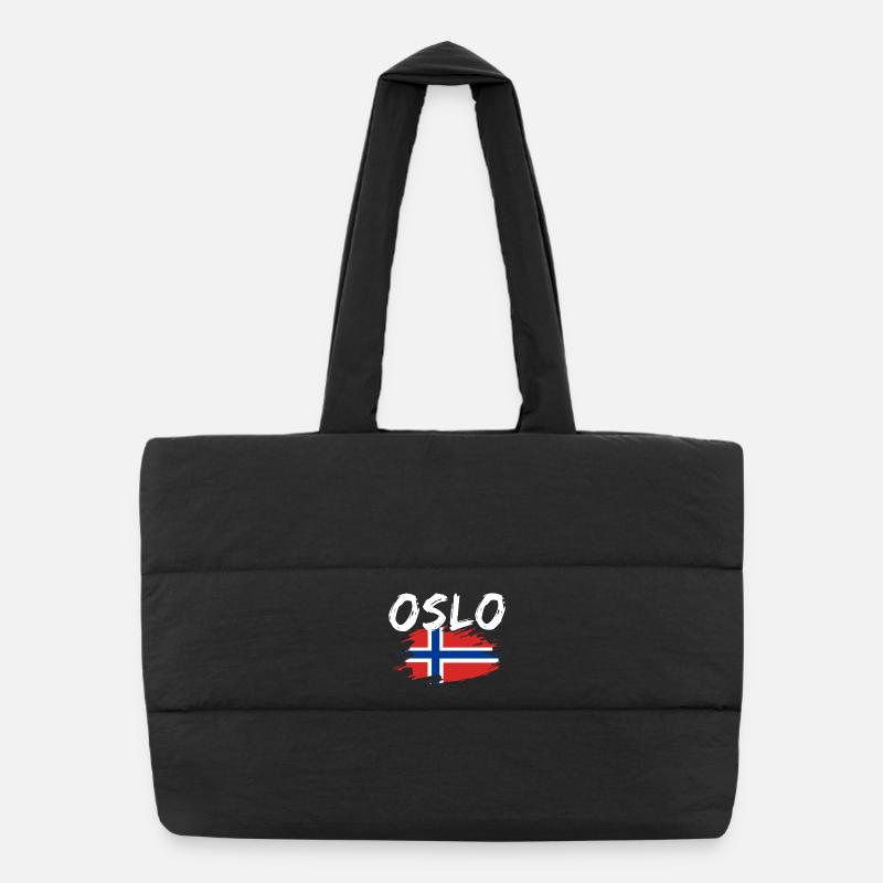 Oslo, Norvège Sac shopping matelassé