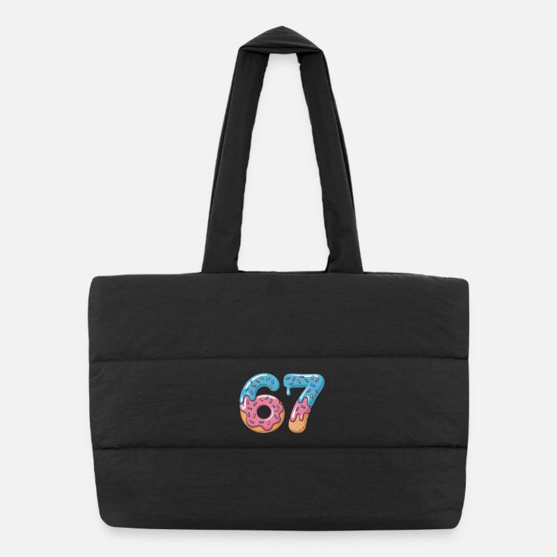 Beignets numéros 6 et 7 Sac shopping matelassé