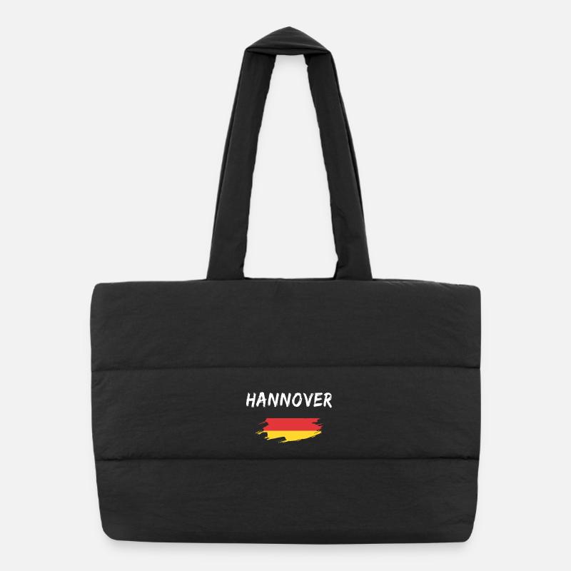 Hanovre Allemagne Drapeau Sac shopping matelassé