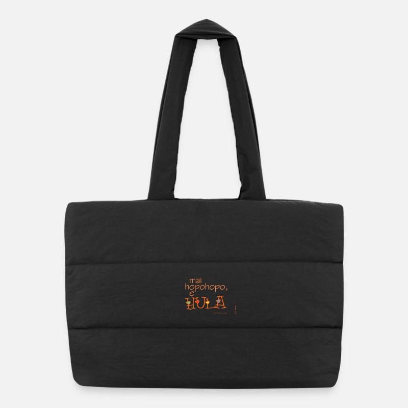 Mai hopohopo e hula Sac shopping matelassé