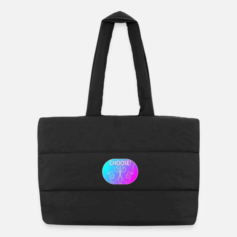 Dessin au trait - Choisir Sac shopping matelassé