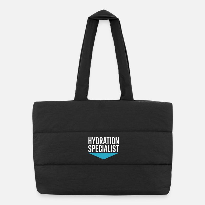 Spécialiste de l’hydratation Eau hydratée Meme Sac shopping matelassé