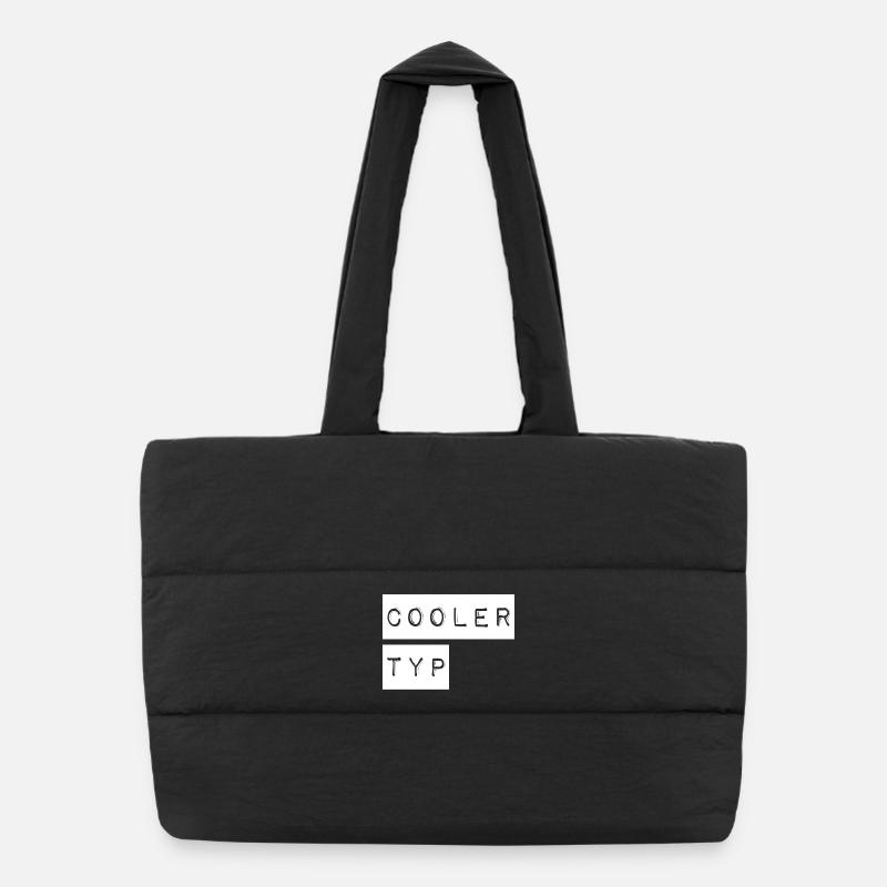 Voici à quoi ressemble un mec cool Sac shopping matelassé