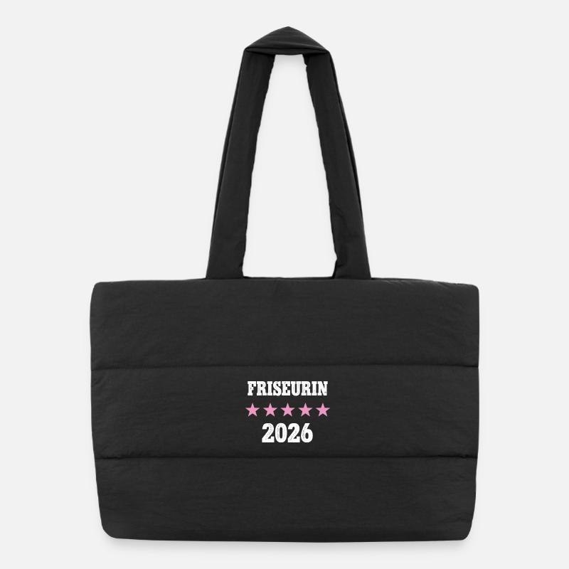 Atelier de coiffure 2026 Nouvel emploi Formation Apprentissage Sac shopping matelassé