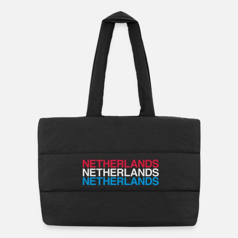 Pays-Bas Pays-Bas Pays-Bas Drapeau de la Hollande Sac shopping matelassé