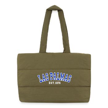 Las Palmas Est. 1976 - Puffer Shopping Bag - safari green - Front