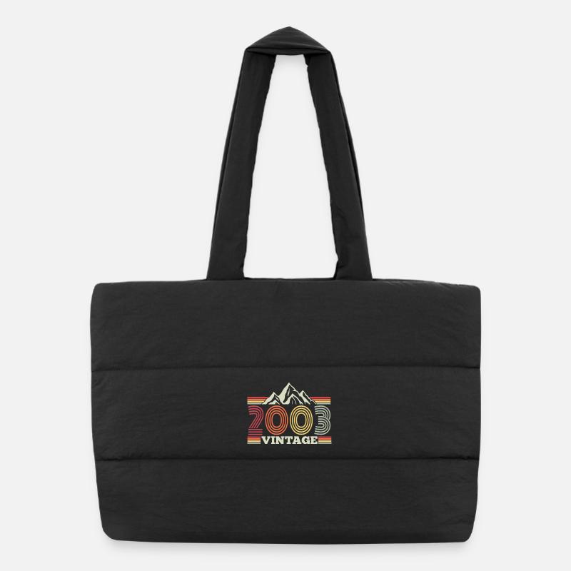 2003 Anniversaire Randonnée Montagne Sac shopping matelassé