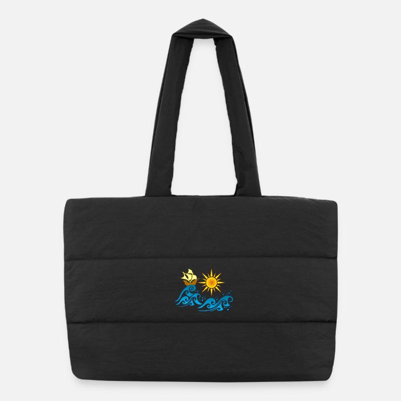 Journey to a better world Puffer Shopping Bag