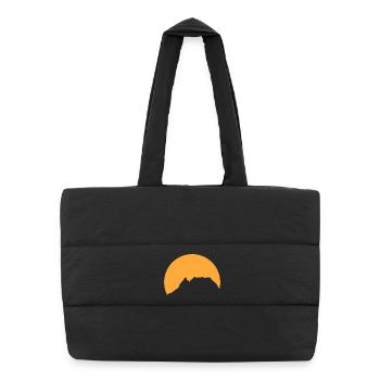 Coucher de soleil sinistre - Sac shopping matelassé - noir - Devant