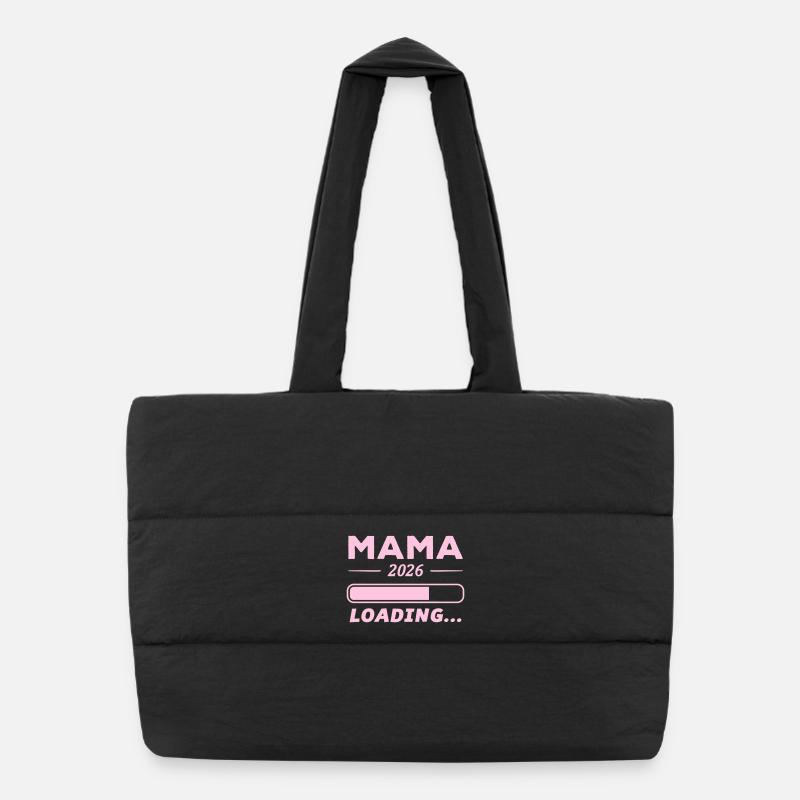 Mama 2026 Loading... Puffer-Einkaufstasche