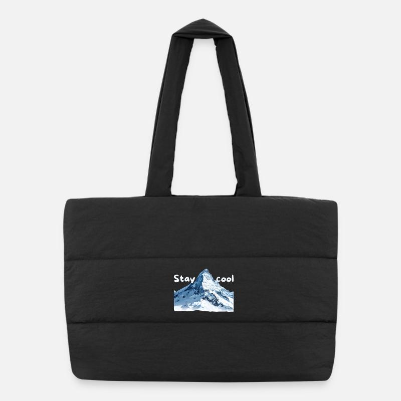 Mountain Scenery Stay Cool Puffer Shopping Bag