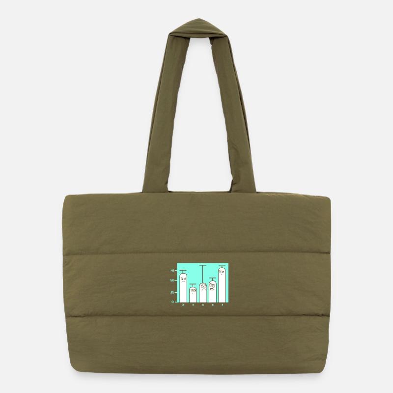 Programmierer Coder GPT Puffer-Einkaufstasche