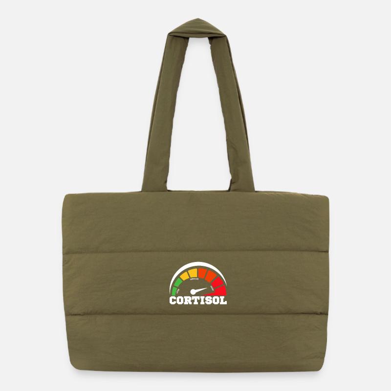 Funny Low cortisol Hilarious Stress Free Cortisol Sac shopping matelassé