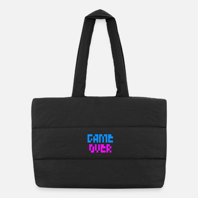 Game over Puffer Shopping Bag