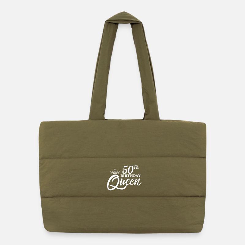 Reine du 50e anniversaire Sac shopping matelassé