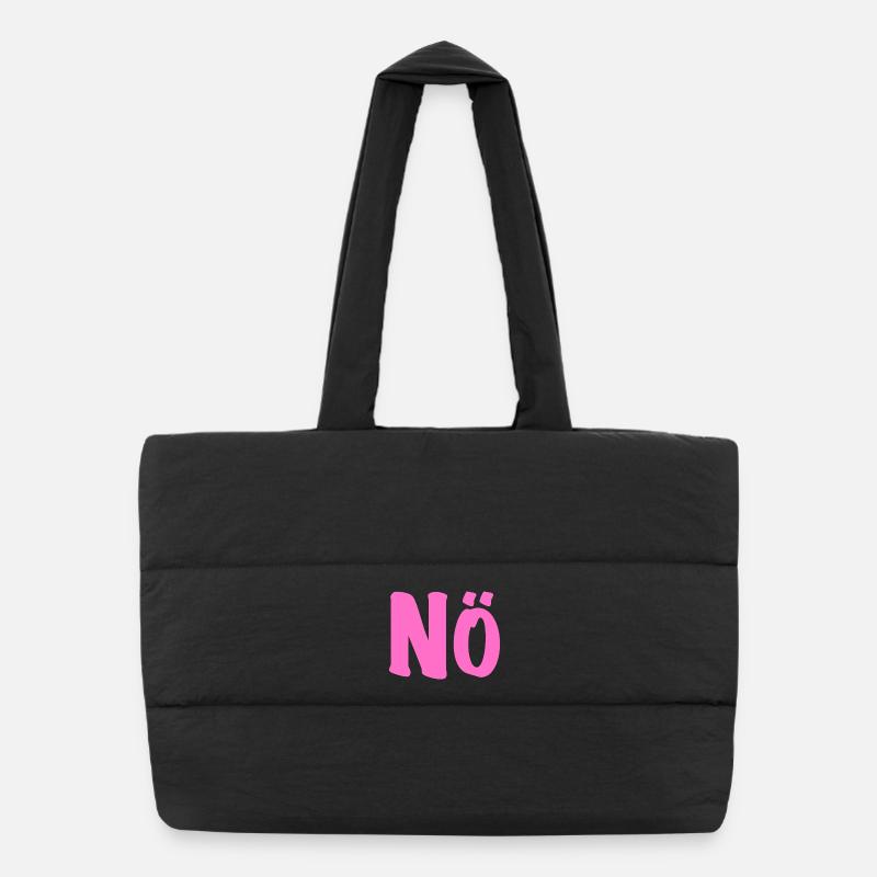 Non - rose fluo - Non Néon Sac shopping matelassé