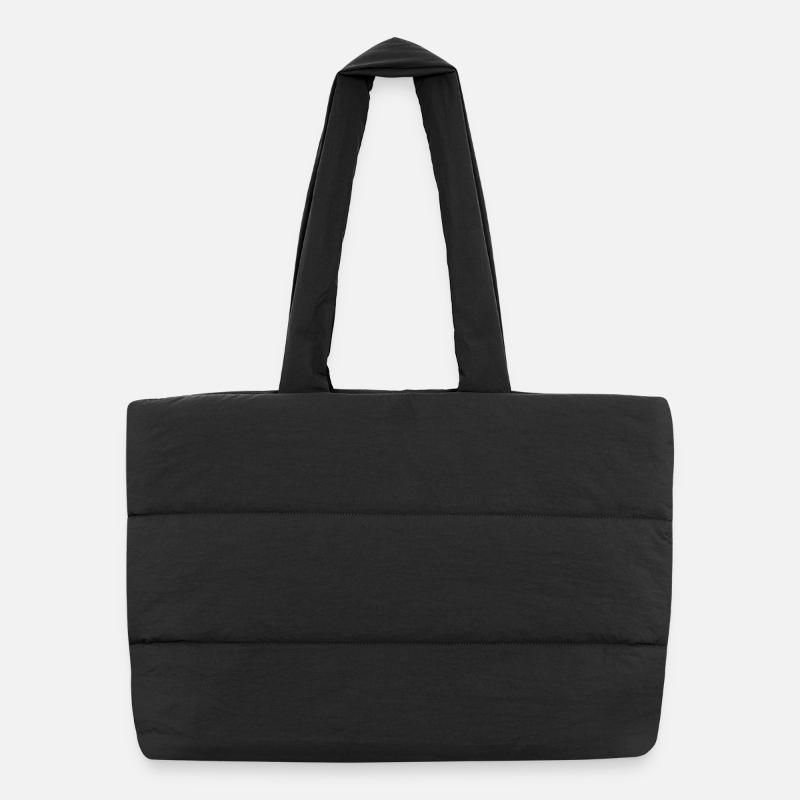 renard géométrique Sac shopping matelassé