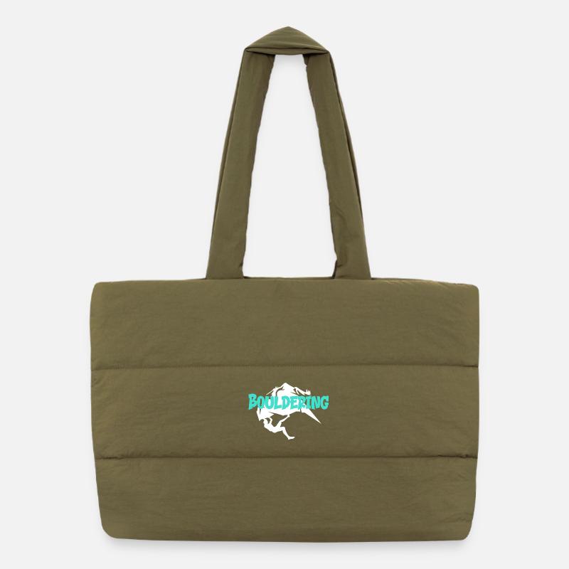 Boulder Bouldern Bloc Sac shopping matelassé