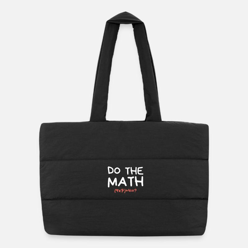 Faites le mème de maths 67 Professeur drôle six sept Sac shopping matelassé
