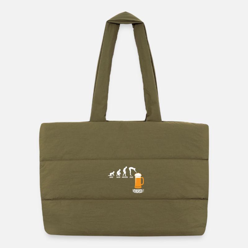 Arbeitswoche um Freitag, Bier Puffer-Einkaufstasche